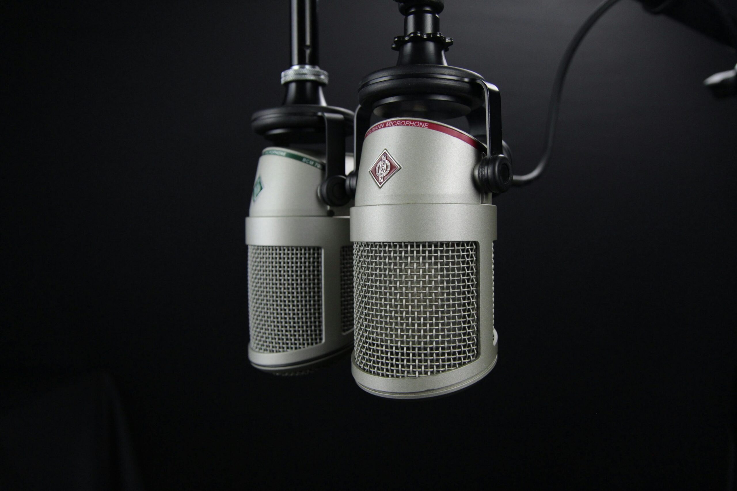 Two microphones side by side